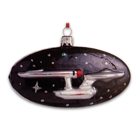 1999 USS Enterprise,  Blown Glass _ Hard to Find!