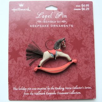 Rocking Horse Lapel Pin 