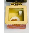Hinged, opens to reveal Santa's Milk and Cookies 