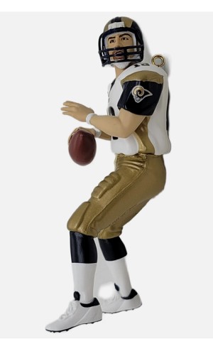 <font face="arial" size="2"><b>2002 Football Legends #8 <br>Kurt Warner, St Louis Rams </b><br>2002 Hallmark Keepsake Series Ornament <br><i> (Scroll down for additional details) </i> </font> 