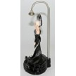 side view on lighted stand 